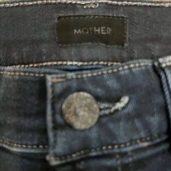 MOTHER Stunner Zip Two Step Ankle Fray Jeans in Last Call size 24 - Picture 7 of 13